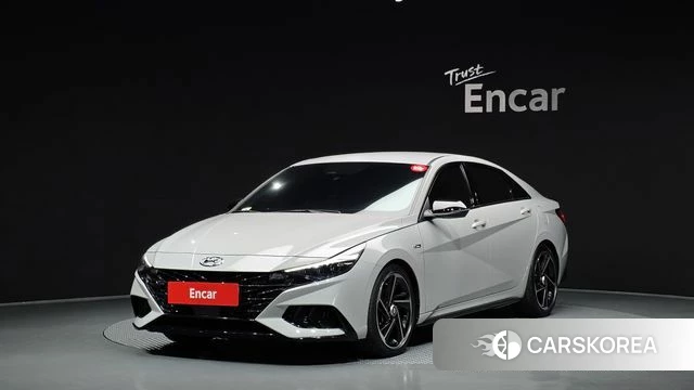 Hyundai Avante (CN7) 2022 Серебряный из Кореи