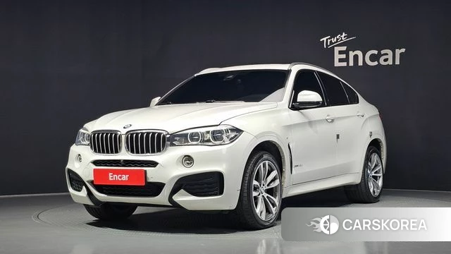 BMW X6 (F16) 2018 Белый из Кореи