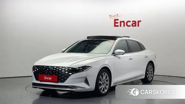 Hyundai The New Grandeur IG Hybrid 2021 Белый из Кореи