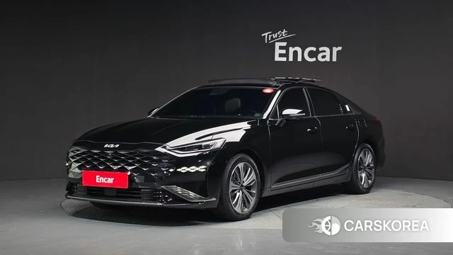 Kia K8 Hybrid 2022 Черный из Кореи