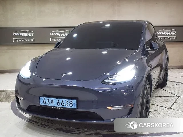 Tesla Model Y 2021 Серый из Кореи