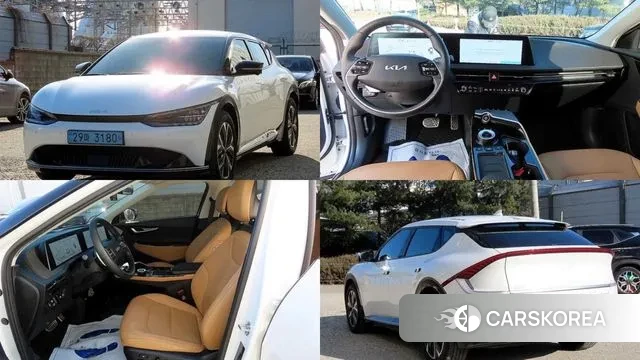 Kia EV6 2022 Белый из Кореи