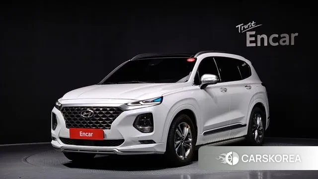 Hyundai Santa Fe TM 2019 Белый из Кореи
