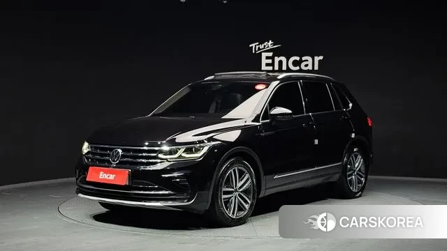 Volkswagen Tiguan second Generation 2022 Черный из Кореи