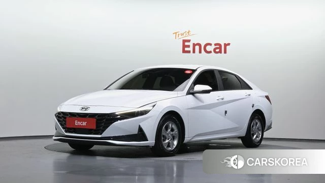 Hyundai Avante (CN7) 2022 Белый из Кореи