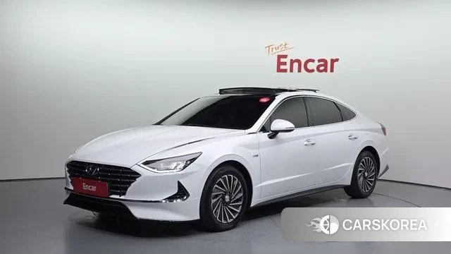 Hyundai Sonata Hybrid (DN8) 2019 Белый из Кореи