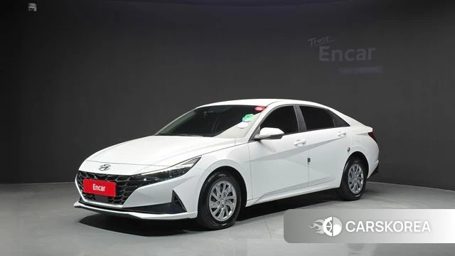 Hyundai Avante (CN7) 2021 Белый из Кореи