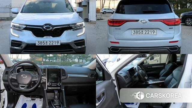 Renault Korea (Samsung) The New QM6 2022 Белый из Кореи