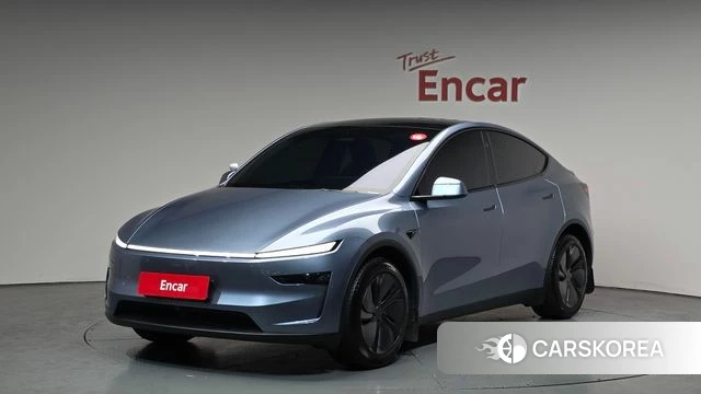 Tesla Model Y 2025 Небесно-голубой из Кореи