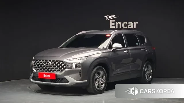Hyundai The New Santa Fe 2022 Серый из Кореи