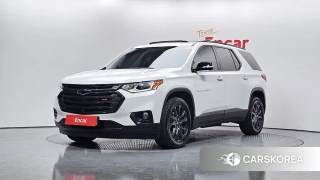 Chevrolet (GM Daewoo) Traverse 2021 Белый из Кореи