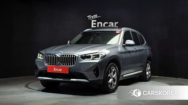 BMW X3 (G01) 2022 Серебристо-серый из Кореи