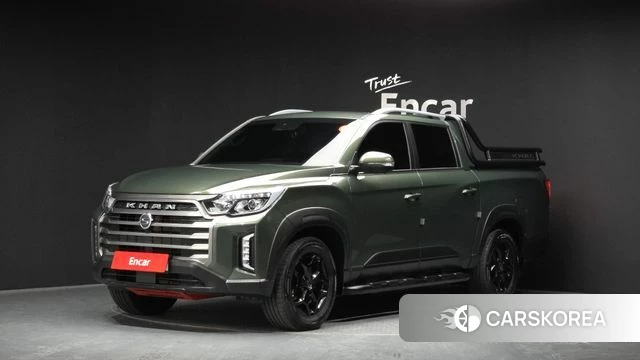 Ssangyong The New Rexton Sports Cannes 2021 Темно-зеленый из Кореи