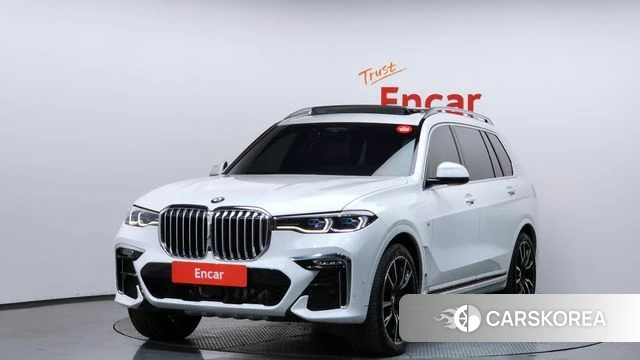 BMW X7 (G07) 2021 Белый из Кореи