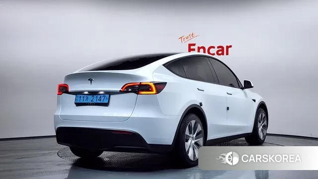Tesla Model Y 2023 Белый из Кореи