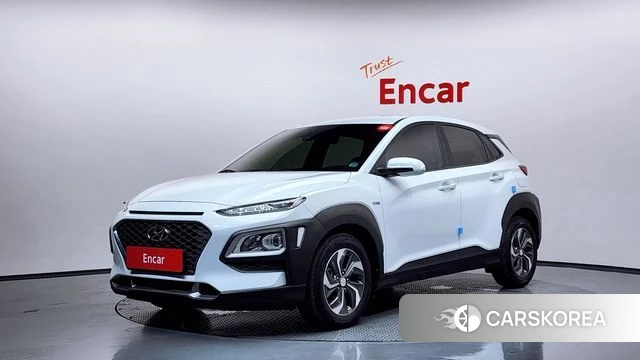 Hyundai Kona Hybrid 2019 Белый из Кореи
