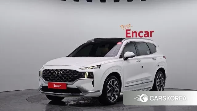 Hyundai The New Santa Fe 2021 Белый из Кореи