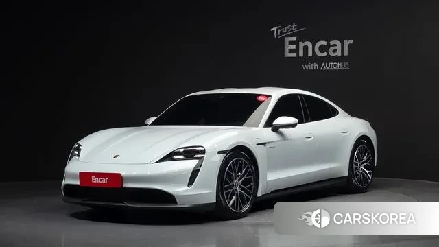 Porsche Taycan 2022 Белый из Кореи
