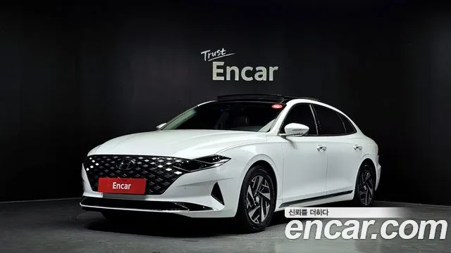 Hyundai The New Grandeur IG Hybrid 2021 Белый из Кореи