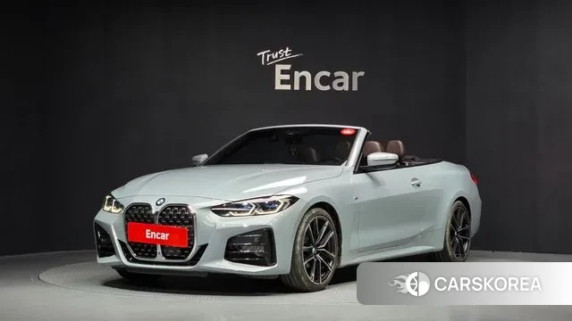 BMW 4 Series (G22) 2024 Серебристо-серый из Кореи