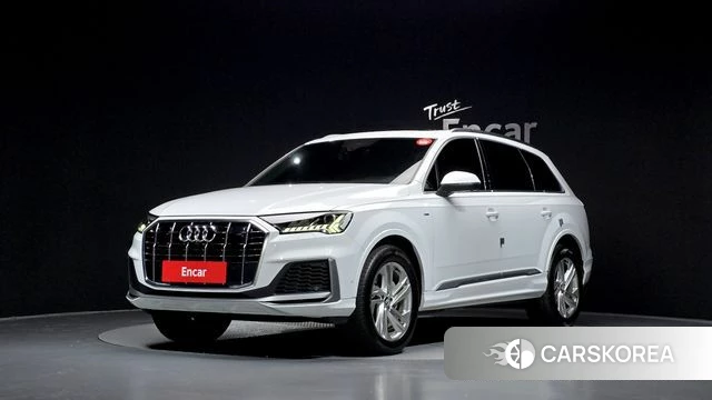 Audi Q7 (4M) 2021 Белый из Кореи