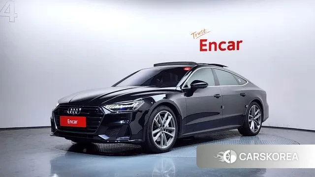 Audi A7 (4K) 2021 Черный из Кореи