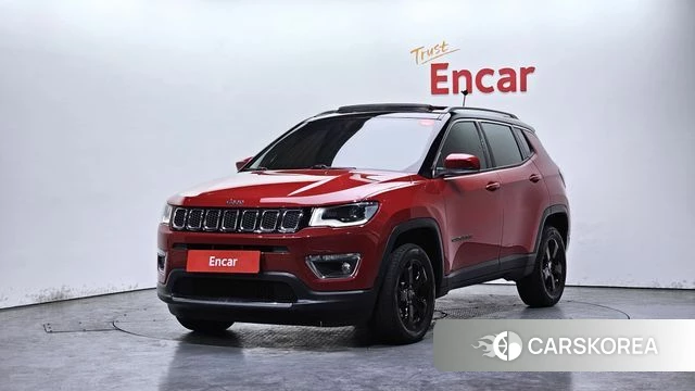 Jeep Compass 2nd Generation 2019 Красный из Кореи