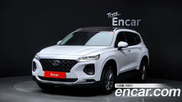 Hyundai Santa Fe TM 2018 Белый из Кореи