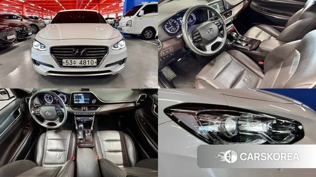 Hyundai Grandeur IG 2018 Белый из Кореи