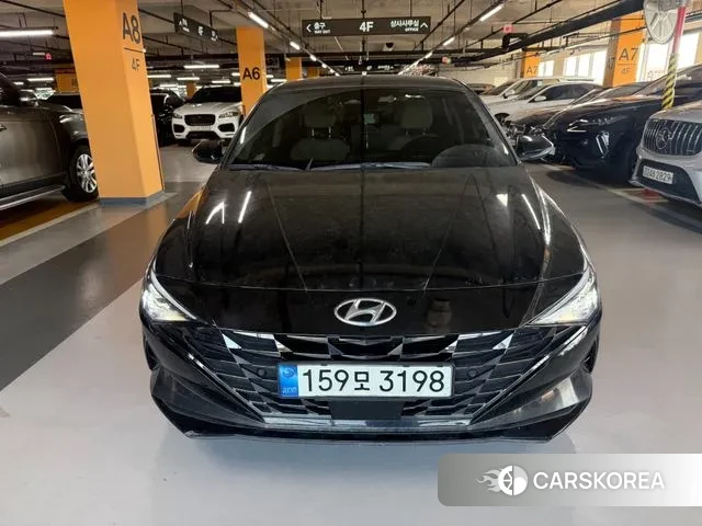 Hyundai Avante (CN7) 2021 Черный из Кореи