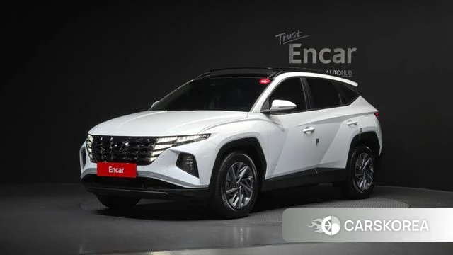 Hyundai Tucson Hybrid (NX4) 2023 Белый из Кореи