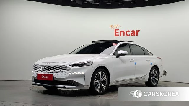 Kia K8 Hybrid 2021 Белый из Кореи