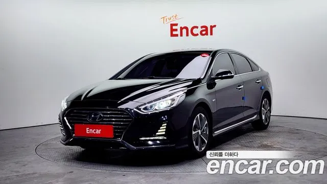 Hyundai Sonata New Rise Hybrid 2018 Черный из Кореи