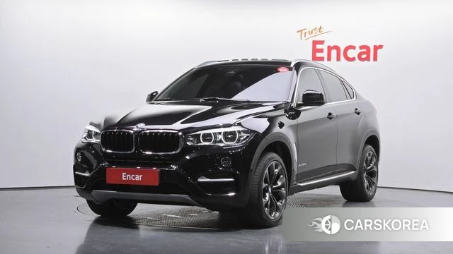 BMW X6 (F16) 2018 Черный из Кореи