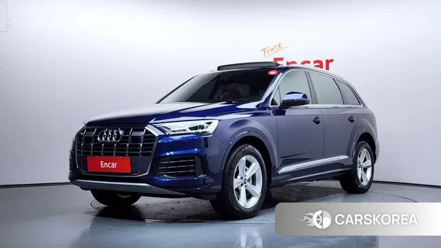Audi Q7 (4M) 2022 Синий из Кореи