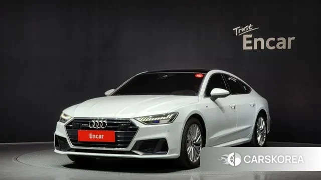 Audi A7 (4K) 2020 Белый из Кореи