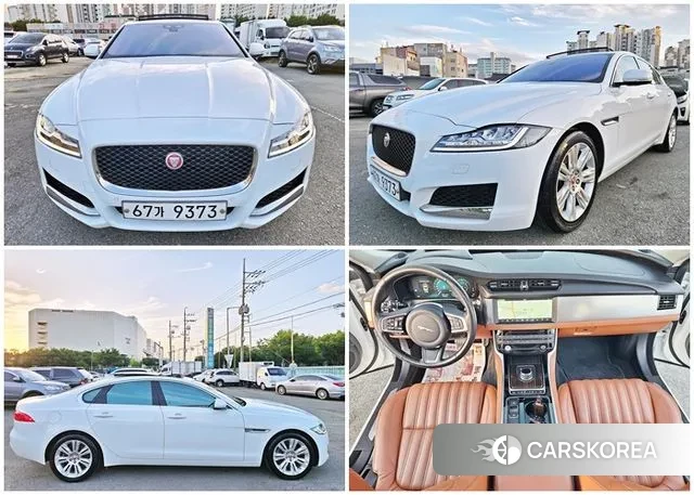 Jaguar XF (X260) 2018 Белый из Кореи