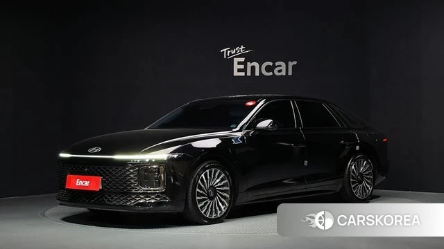 Hyundai Grandeur Hybrid (GN7) 2023 Черный из Кореи