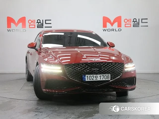 Genesis G80 (RG3) 2021 Красный из Кореи