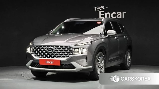 Hyundai The New Santa Fe 2021 Серый из Кореи