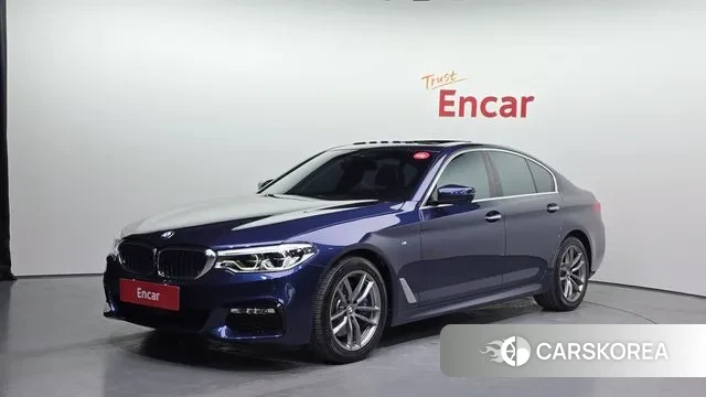 BMW 5 Series (G30) 2018 Синий из Кореи