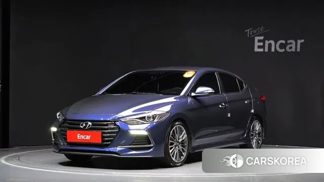 Hyundai Avante AD 2018 Синий из Кореи