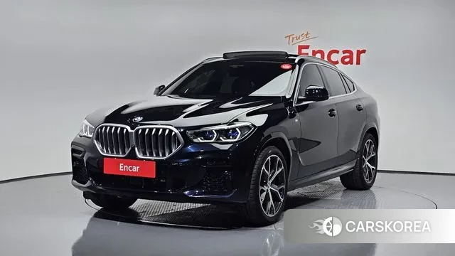 BMW X6 (G06) 2023 Черный из Кореи