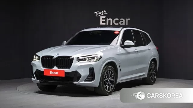 BMW X3 (G01) 2022 Светло-серебряный цвет из Кореи