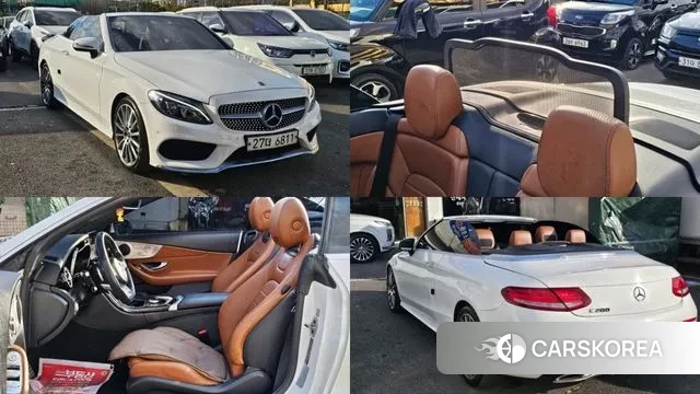 Mercedes-Benz C-Class W205 2018 Белый из Кореи