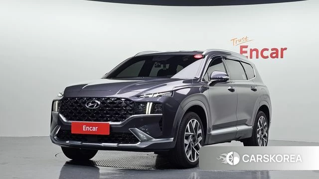 Hyundai The New Santa Fe 2021 Серый из Кореи