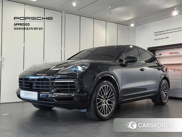 Porsche Cayenne (PO536) 2023 Черный из Кореи