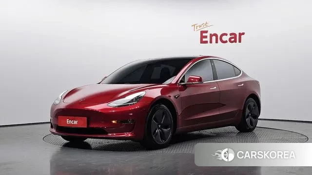 Tesla Model 3 2020 Красный из Кореи