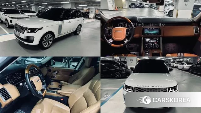 Land Rover Range Rover 4th Generation 2020 Белый из Кореи