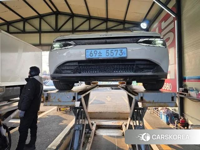 Kia EV6 2022 Жемчужный цвет из Кореи